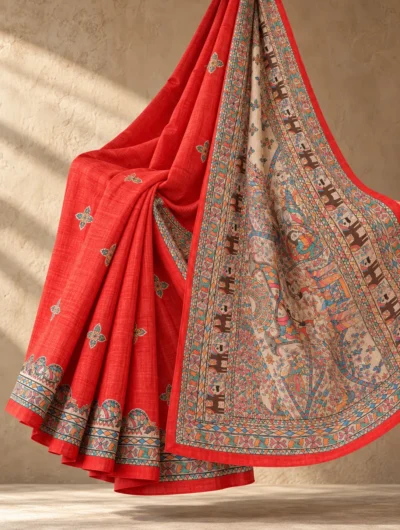 Kalamkari Tussar